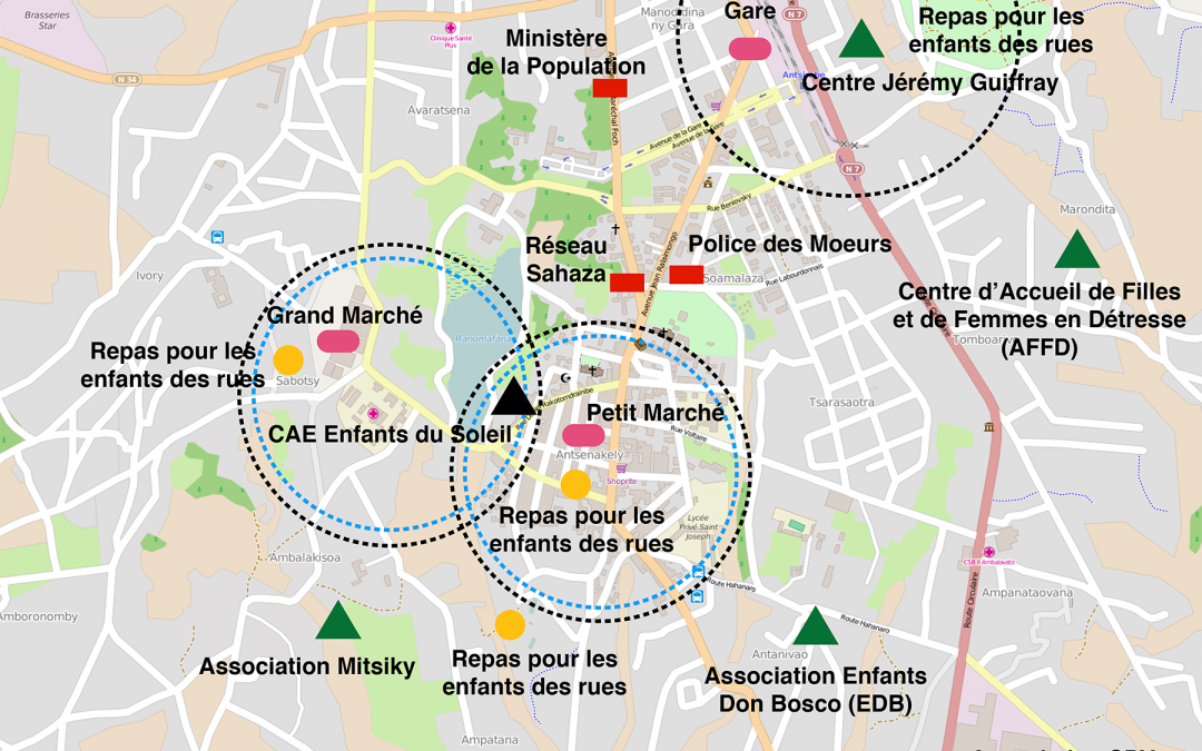 Cartographie des interventions de l&rsquo;OSCAPE