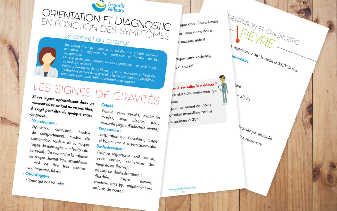 Livret Santé : diagnostic et orientation en fonction des symptômes