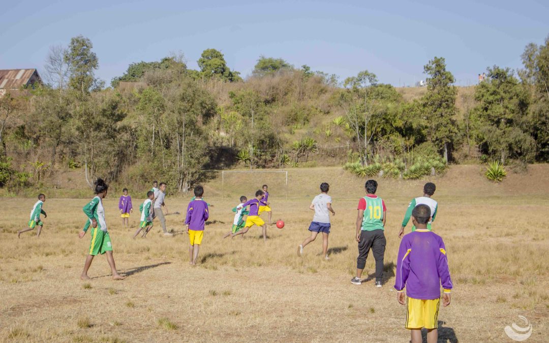 Foot à Madagascar Antsirabe enfant
